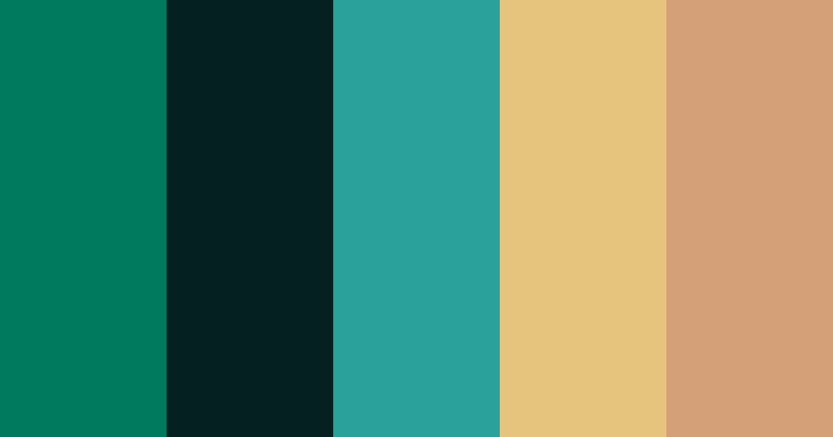 Pirates of the Caribbean Color Palette