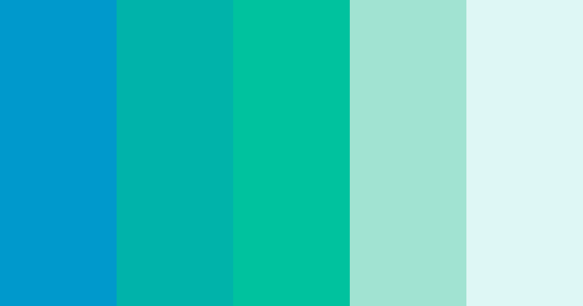 Download sea color palette PNG image (landscape)