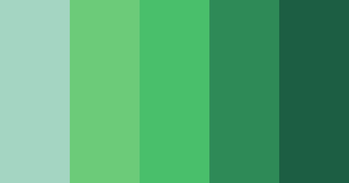 Download human mint color palette PNG image (landscape)