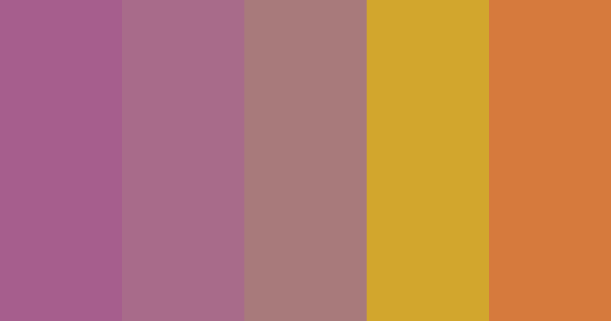 Download persian plum sunset color palette PNG image (landscape)