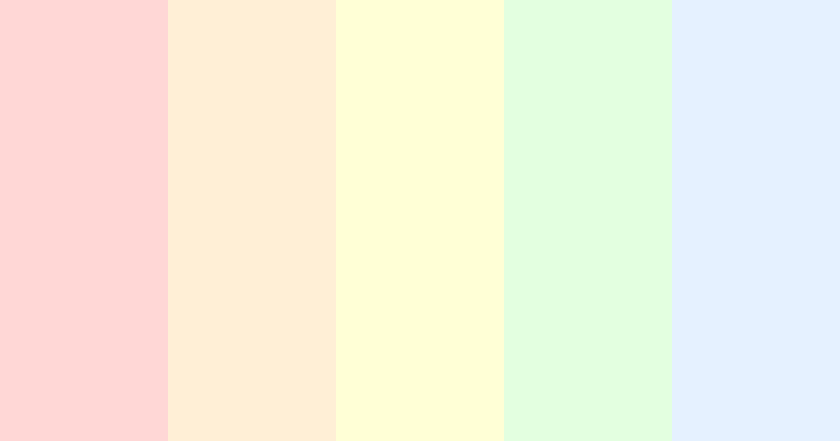Download pastel dream color palette PNG image (landscape)