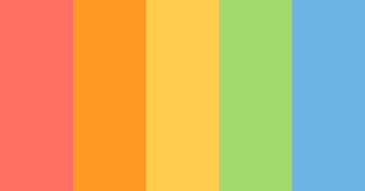 Download 60's vibrance color palette PNG image (landscape)