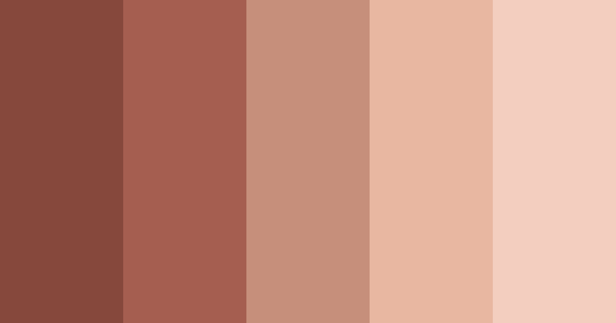 Download rustic elegance color palette PNG image (landscape)