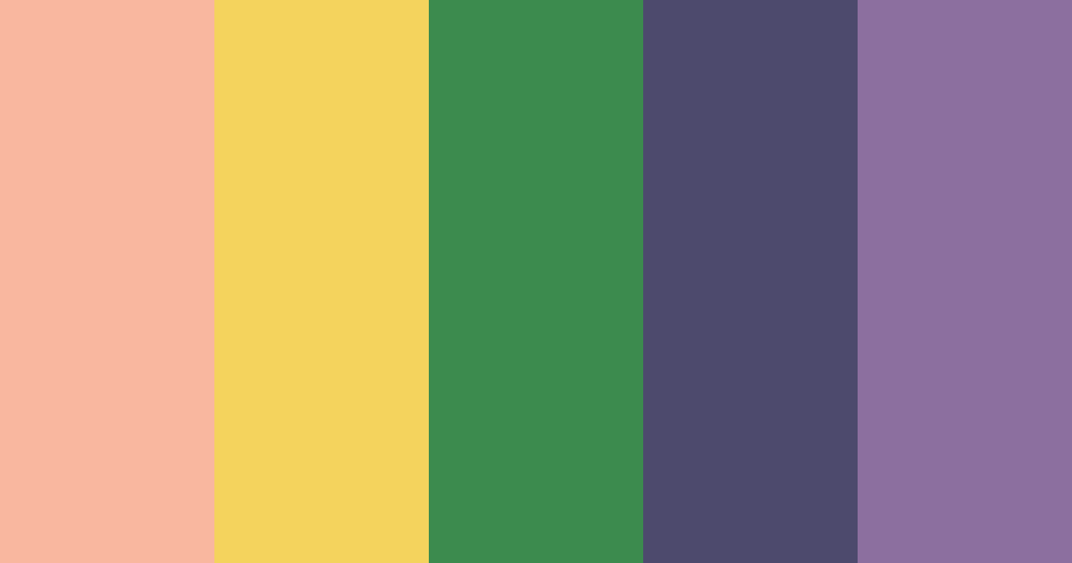 Download wafu harmony color palette PNG image (landscape)