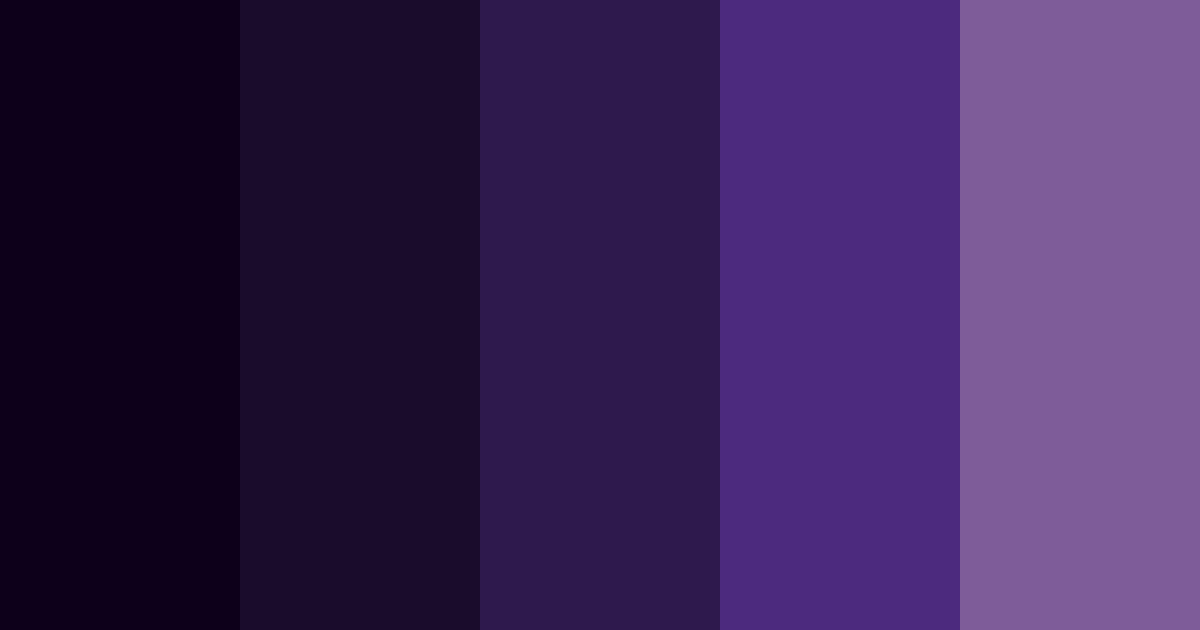 Download midnight bloom color palette PNG image (landscape)