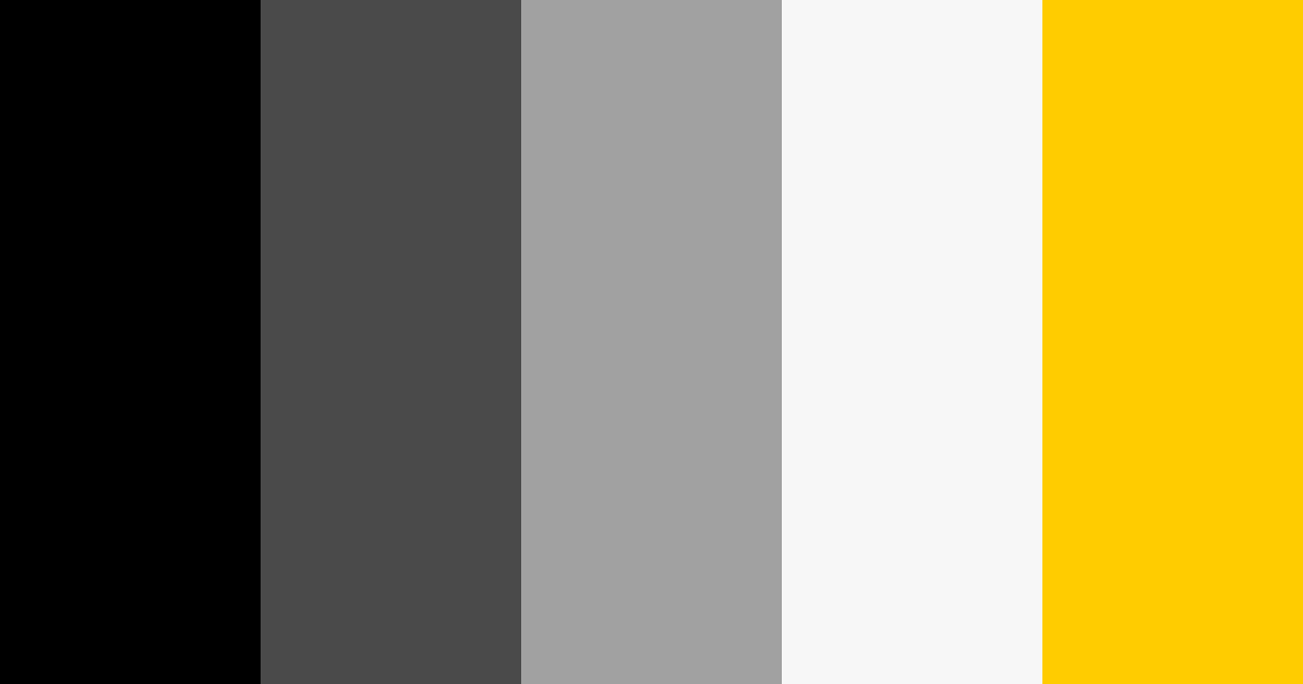 Download black cat color palette PNG image (landscape)