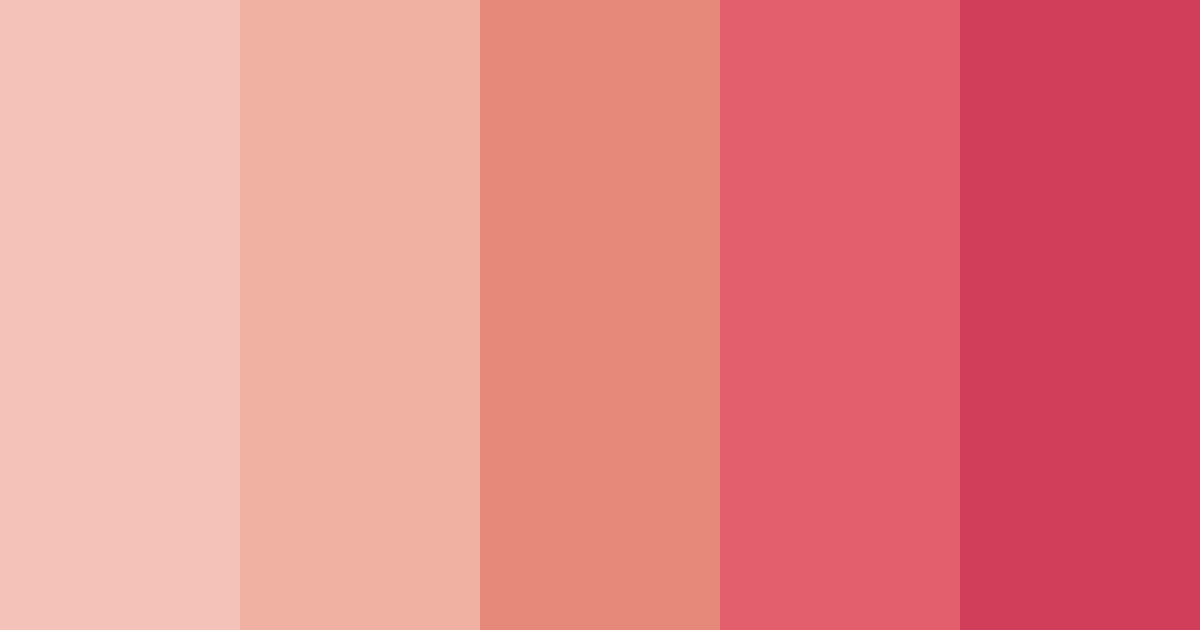 Download flesh tone delight color palette PNG image (landscape)