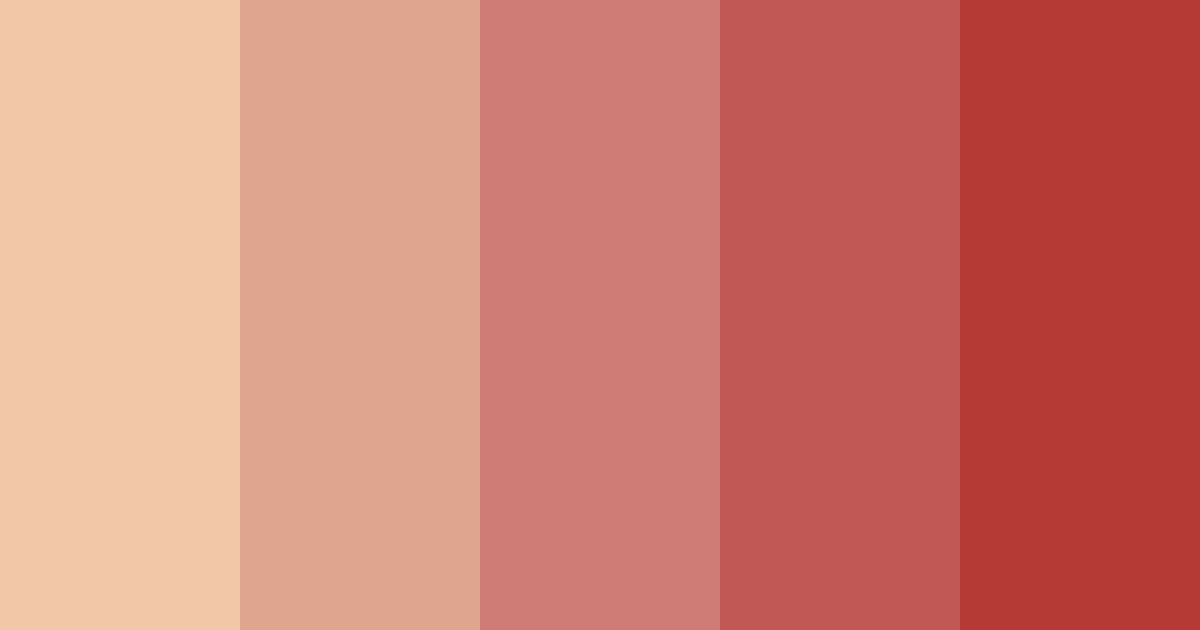 Download flesh tones color palette PNG image (landscape)
