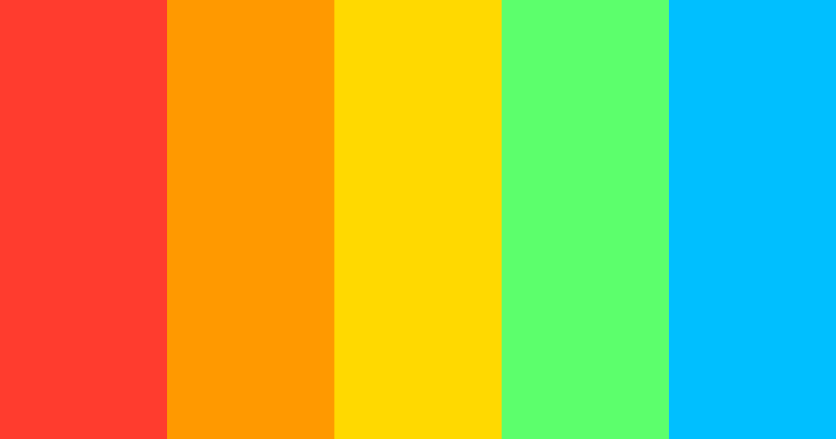 Download warning colors color palette PNG image (landscape)