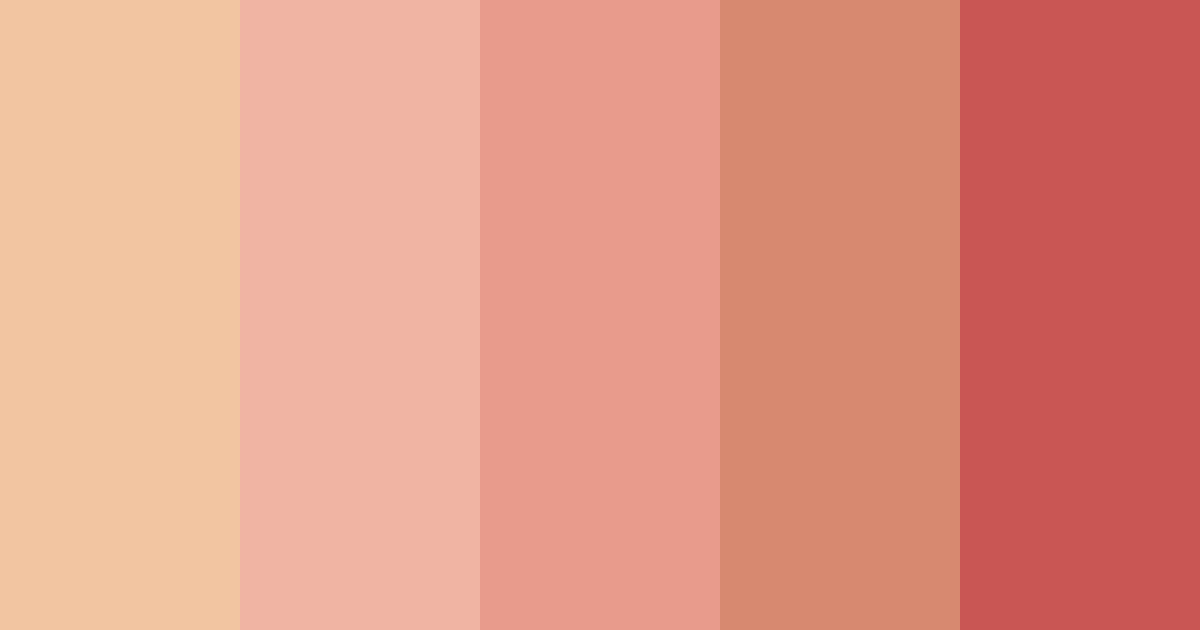 Download sun-kissed skin color palette PNG image (landscape)
