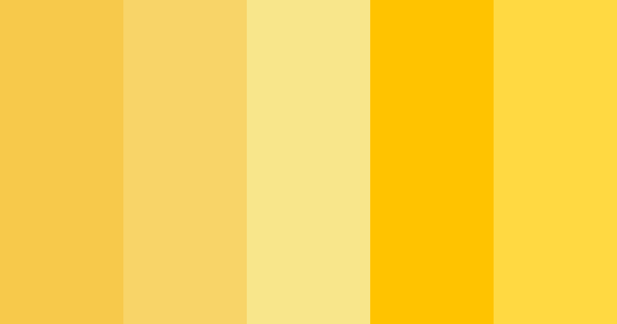 Download sunflower color palette PNG image (landscape)