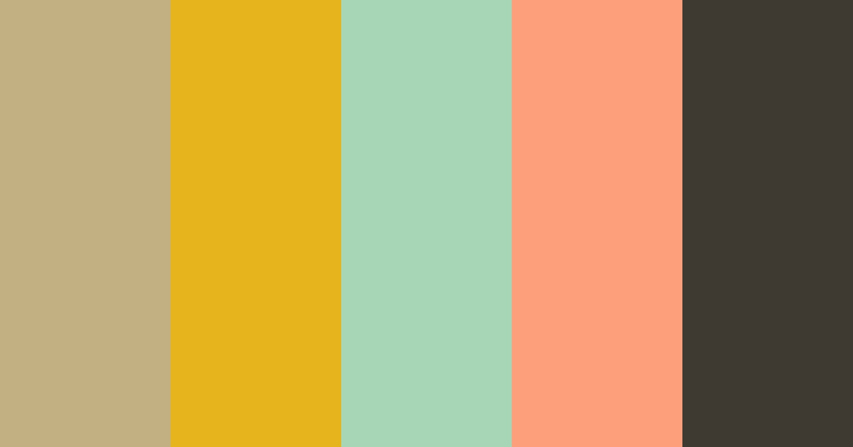 Download authentic sushi restaurant color palette PNG image (landscape)