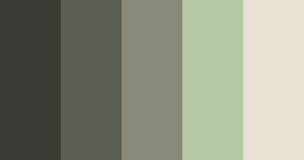 Download dark academia forest color palette PNG image (landscape)