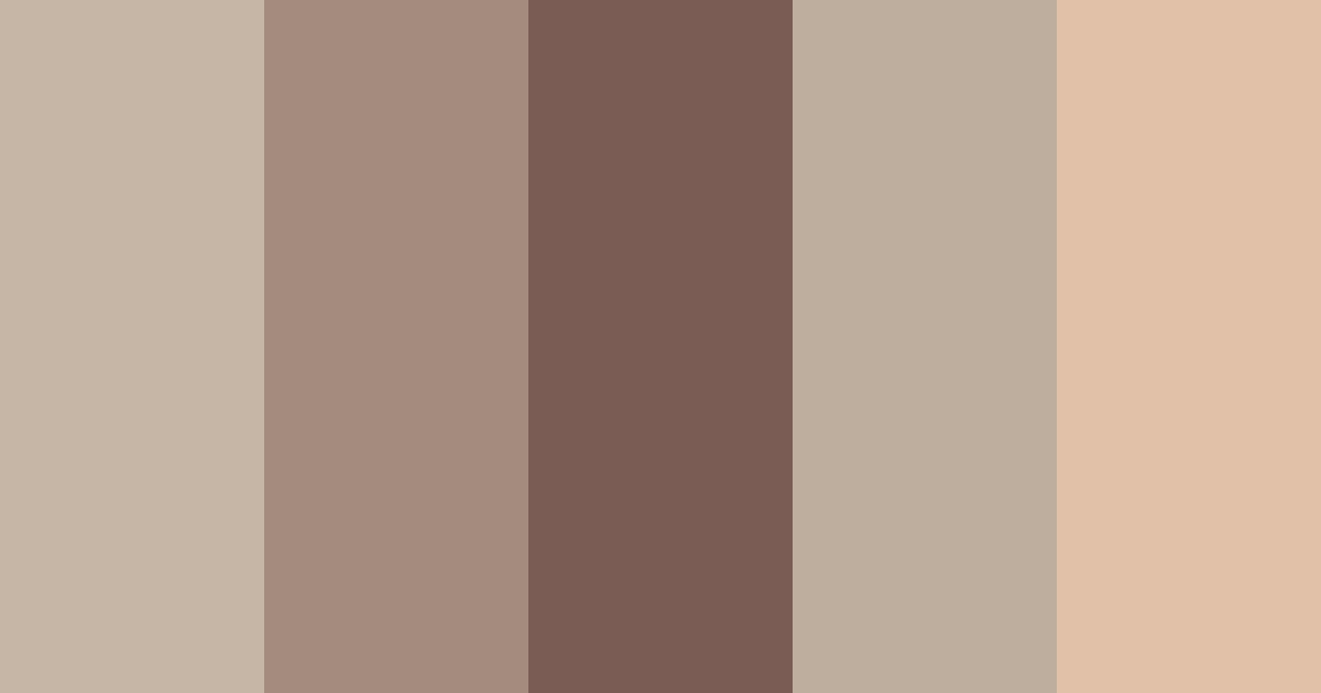 Download muted boho bliss color palette PNG image (landscape)