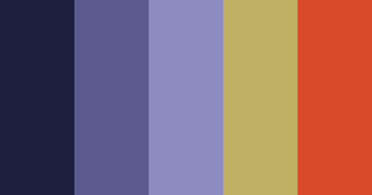 Download detective color palette PNG image (landscape)