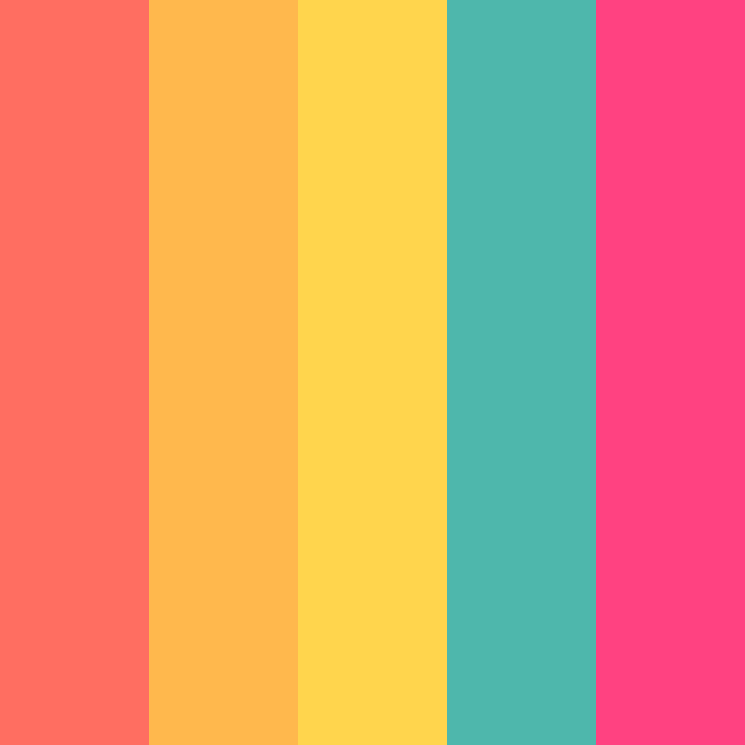 Download kesha vibes color palette PNG image (square)