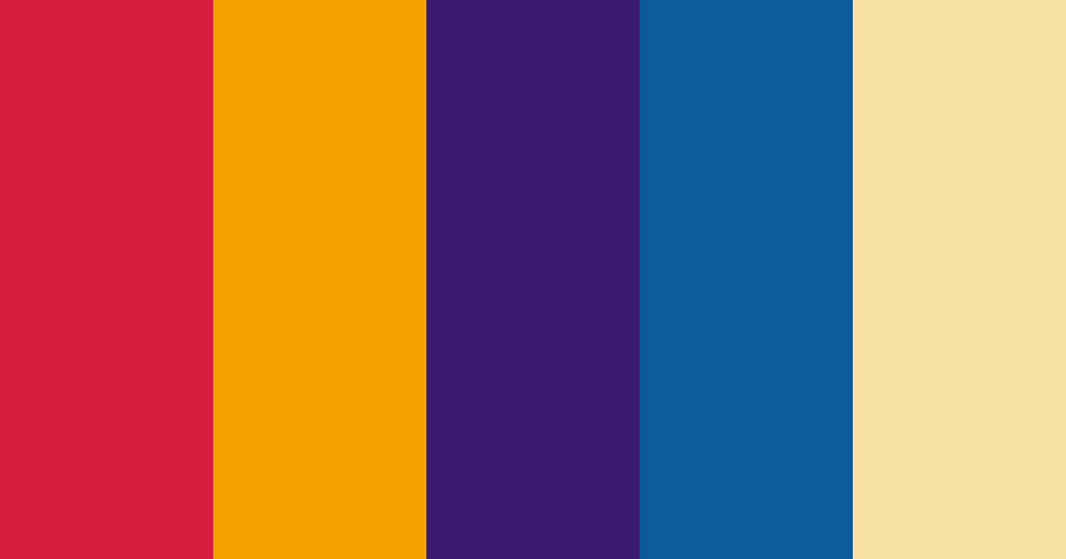 Download 80s horror color palette PNG image (landscape)