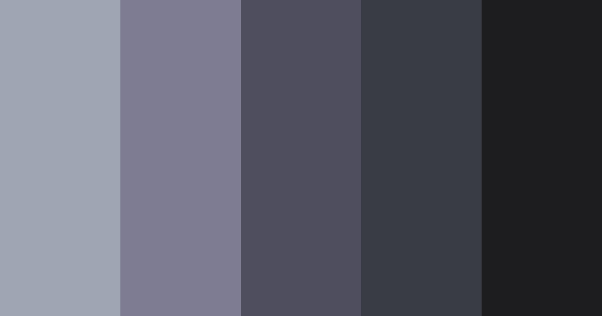 Download wolf color palette PNG image (landscape)