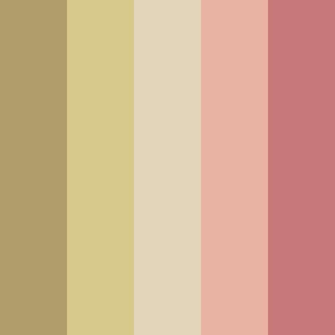 Download rustic cottagecore color palette PNG image (square)
