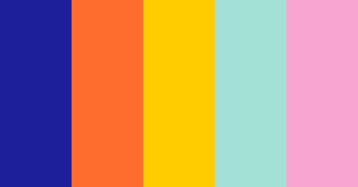 Download 80s arcade color palette PNG image (landscape)