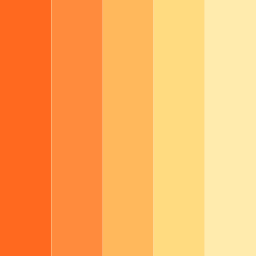 Sunset Glow in サン Color Palettes