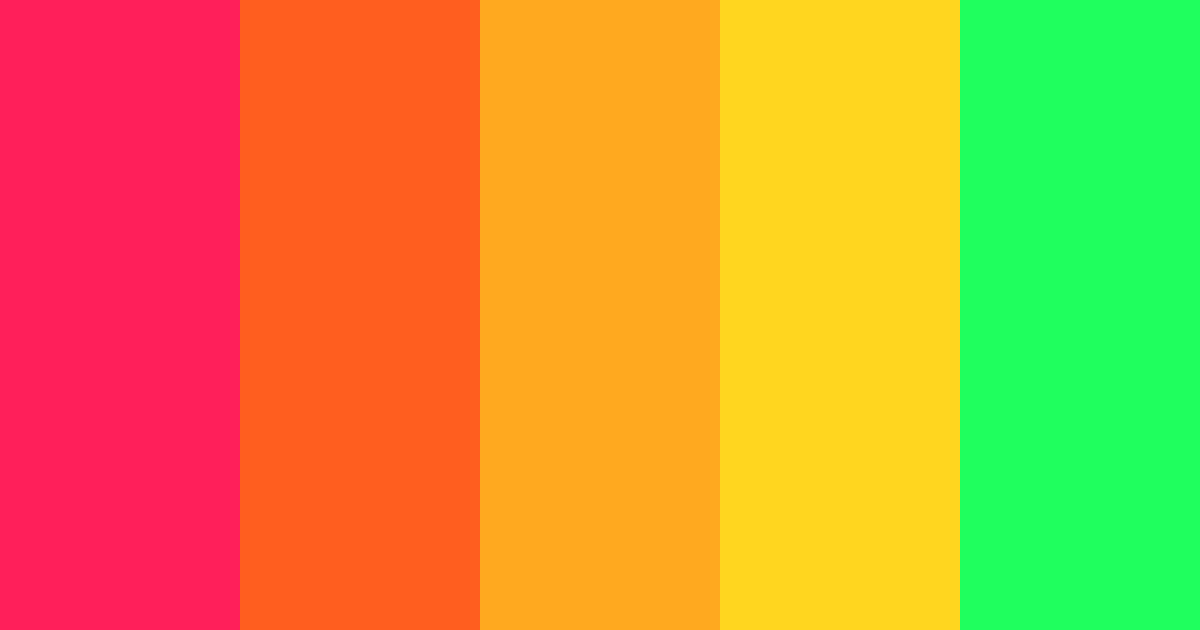 Download disco color palette PNG image (landscape)