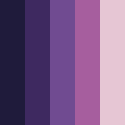 Dark Butterfly in Flower Color Palettes