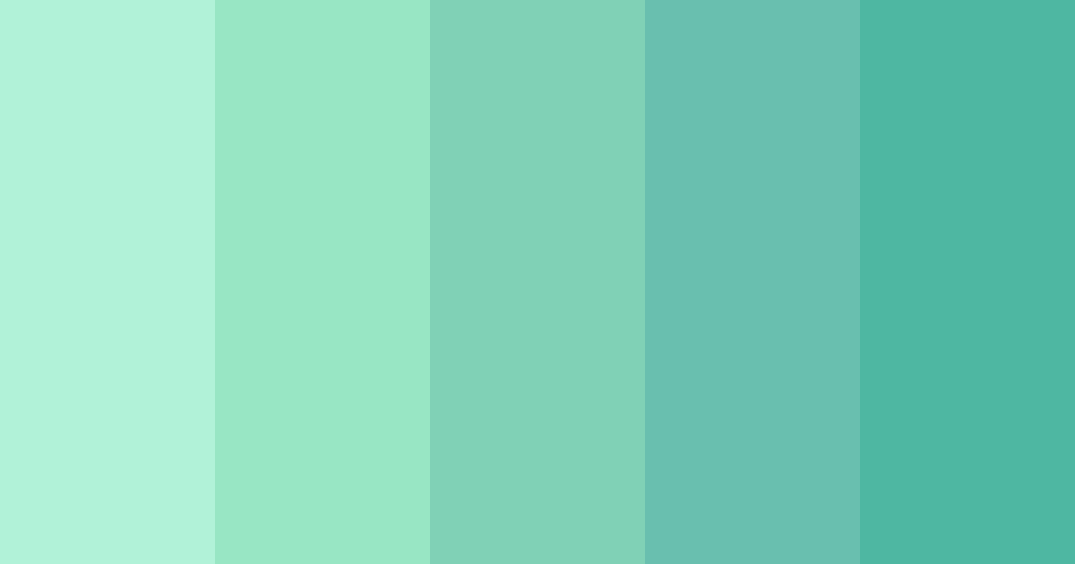Download hint of green color palette PNG image (landscape)