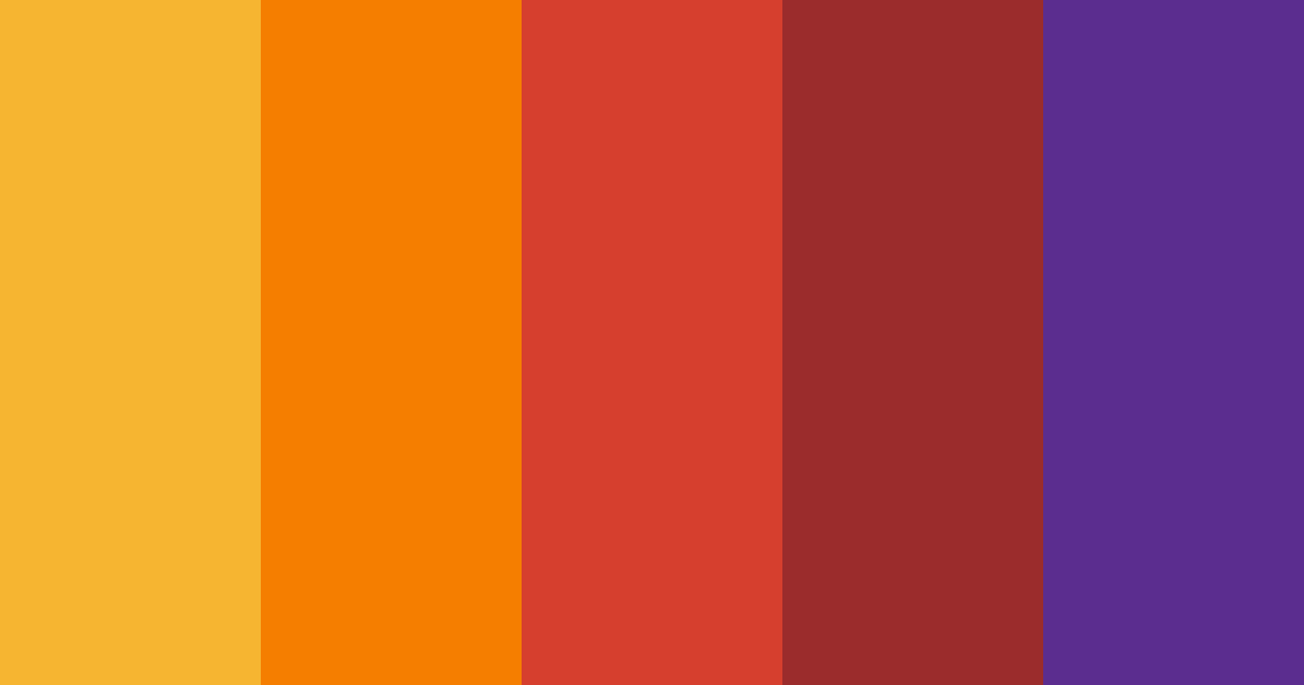 Download retro color palette PNG image (landscape)