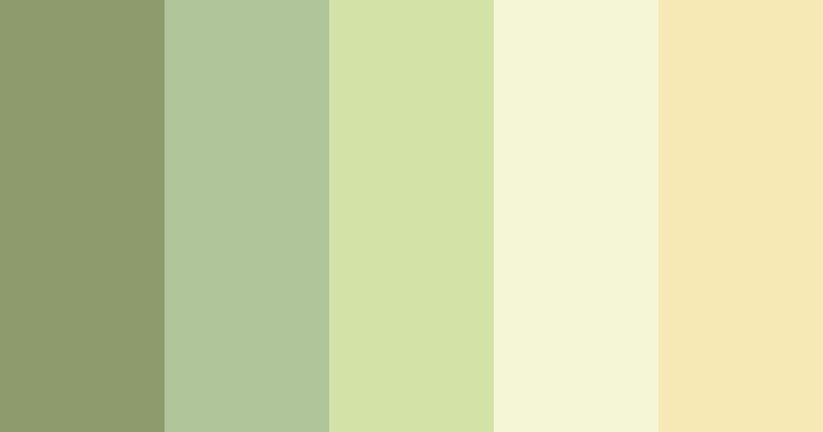 Download sage serenity color palette PNG image (landscape)