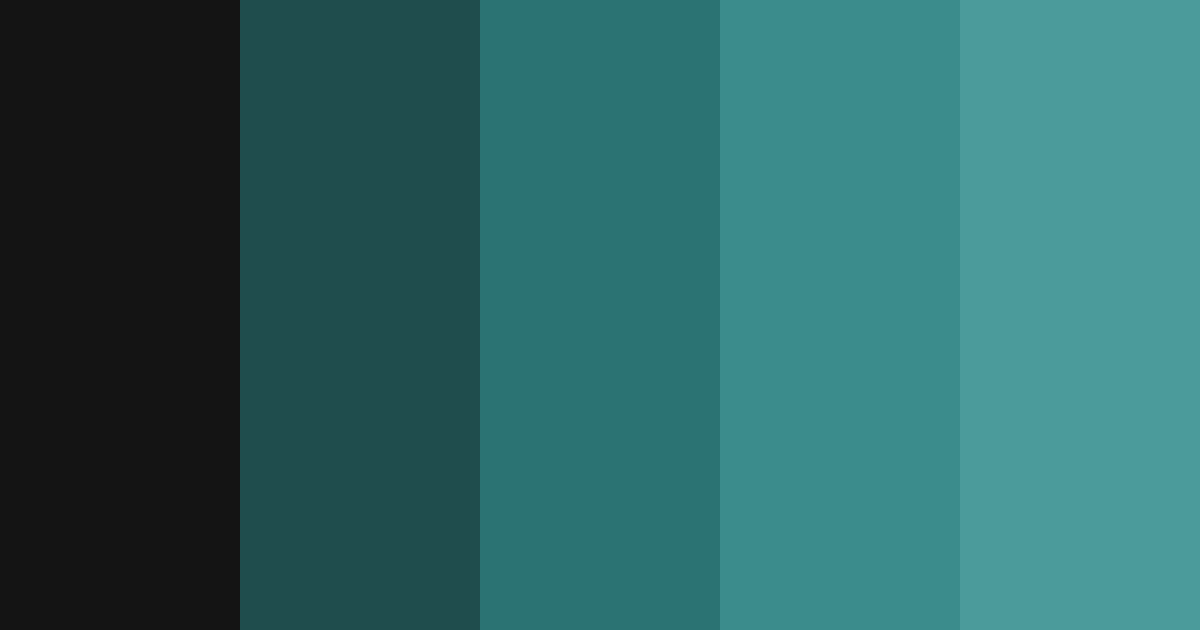 Deep Teal Dreams Color Palette