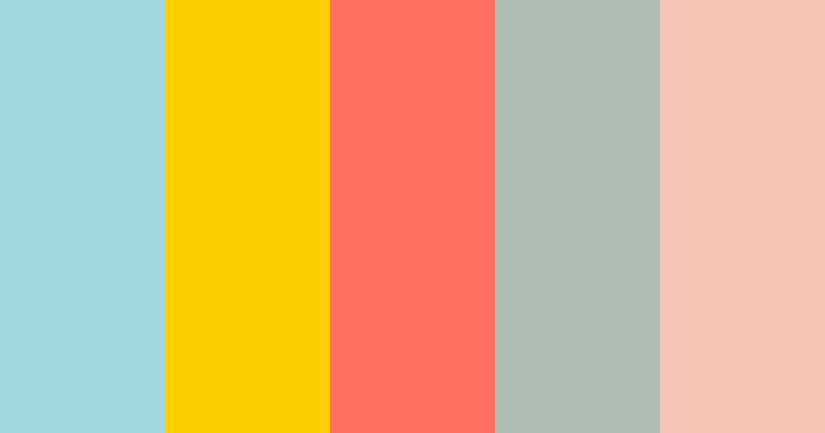 Download hippie vibes color palette PNG image (landscape)