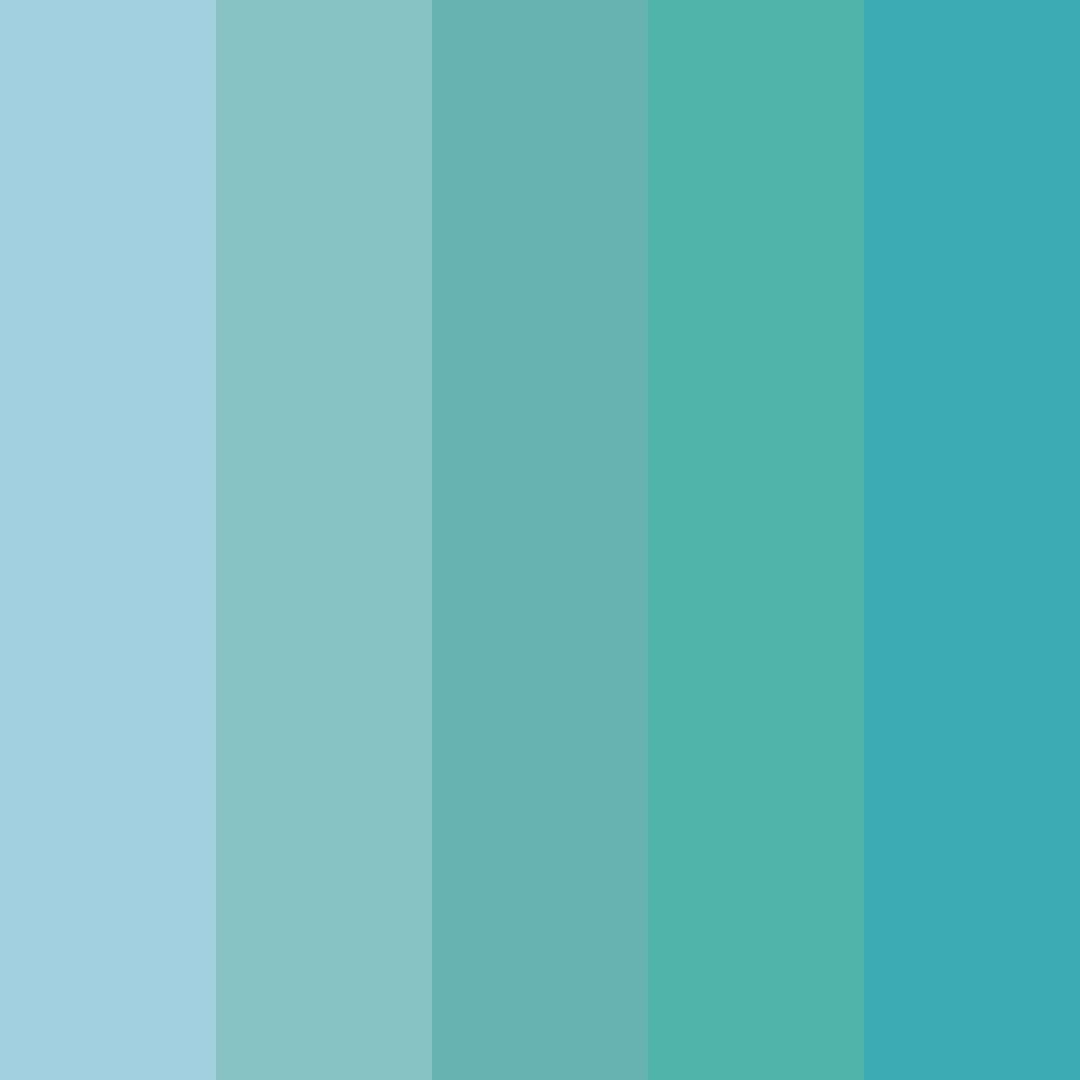 Download pastel verde azul color palette PNG image (square)