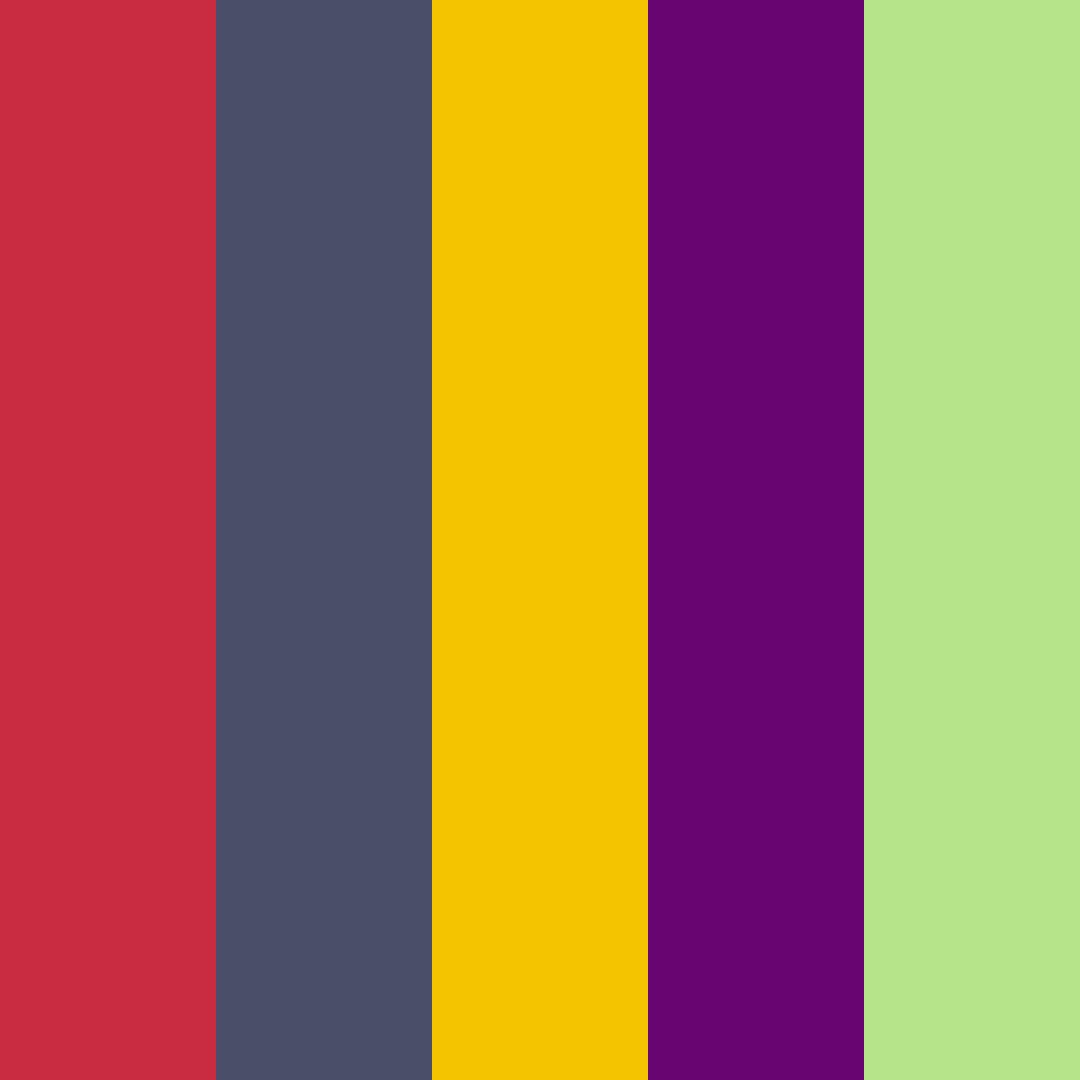 Superhero Blood Magic Color Palette