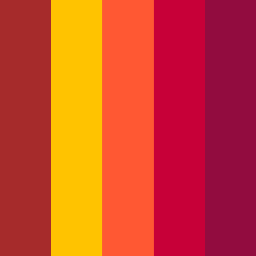 Paleta de colores Hunger Games