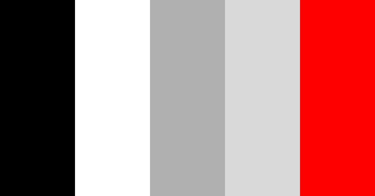 Download black and white devil color palette PNG image (landscape)