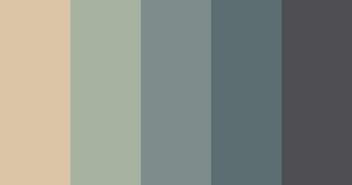 Download cozy scandinavian vintage color palette PNG image (landscape)