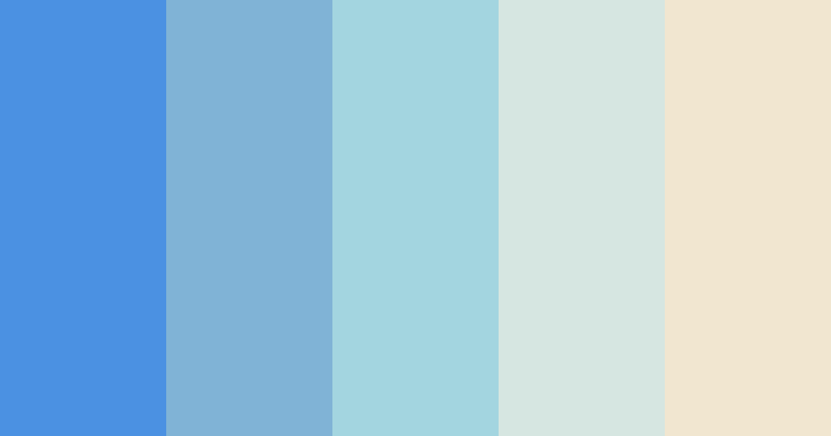 Download luxury earthy blue color palette PNG image (landscape)