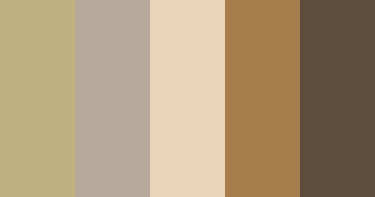 Download cozy elegance color palette PNG image (landscape)