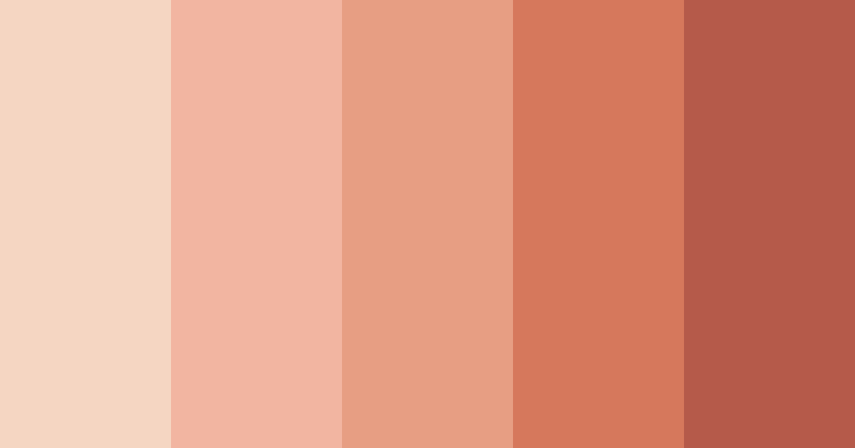 Download sun-kissed skin color palette PNG image (landscape)