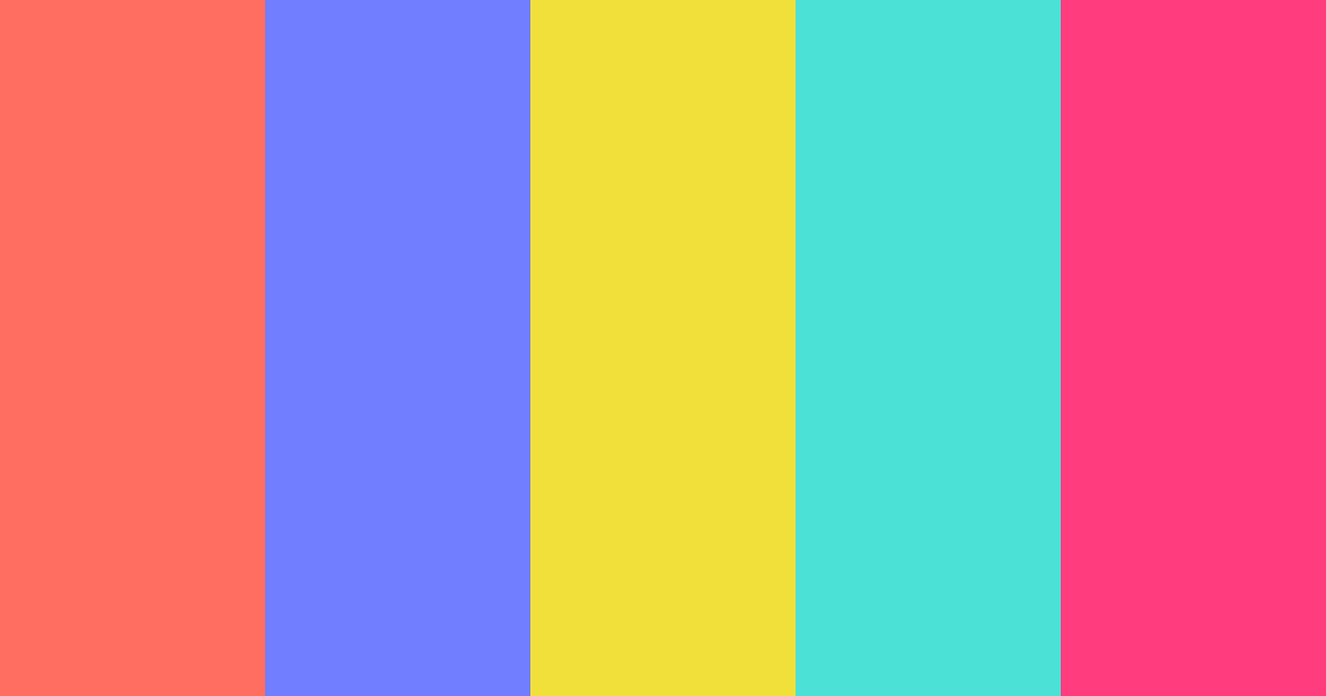 Download retro vibes color palette PNG image (landscape)