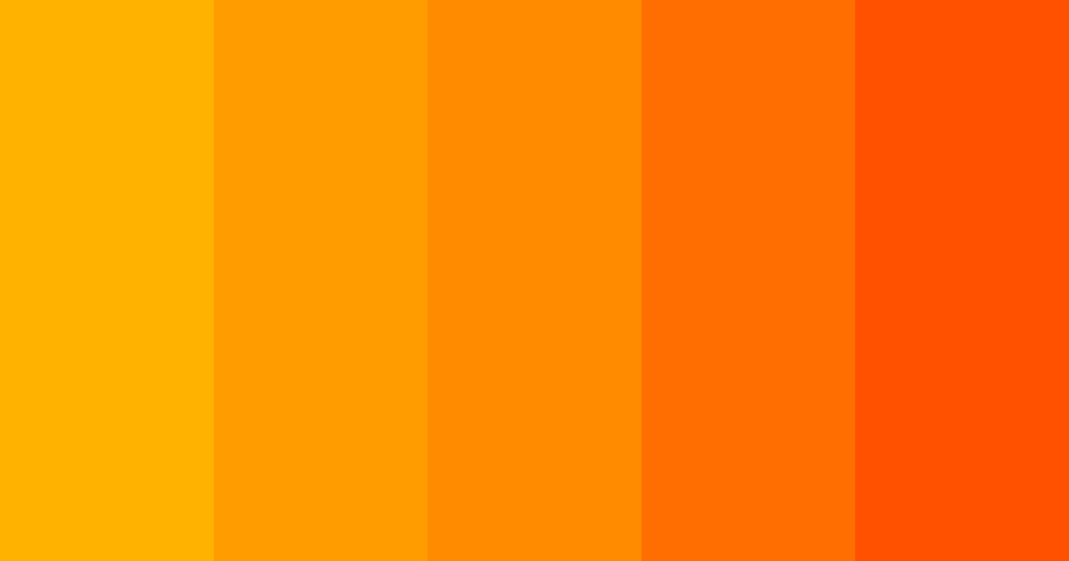 Download marigold sunshine color palette PNG image (landscape)