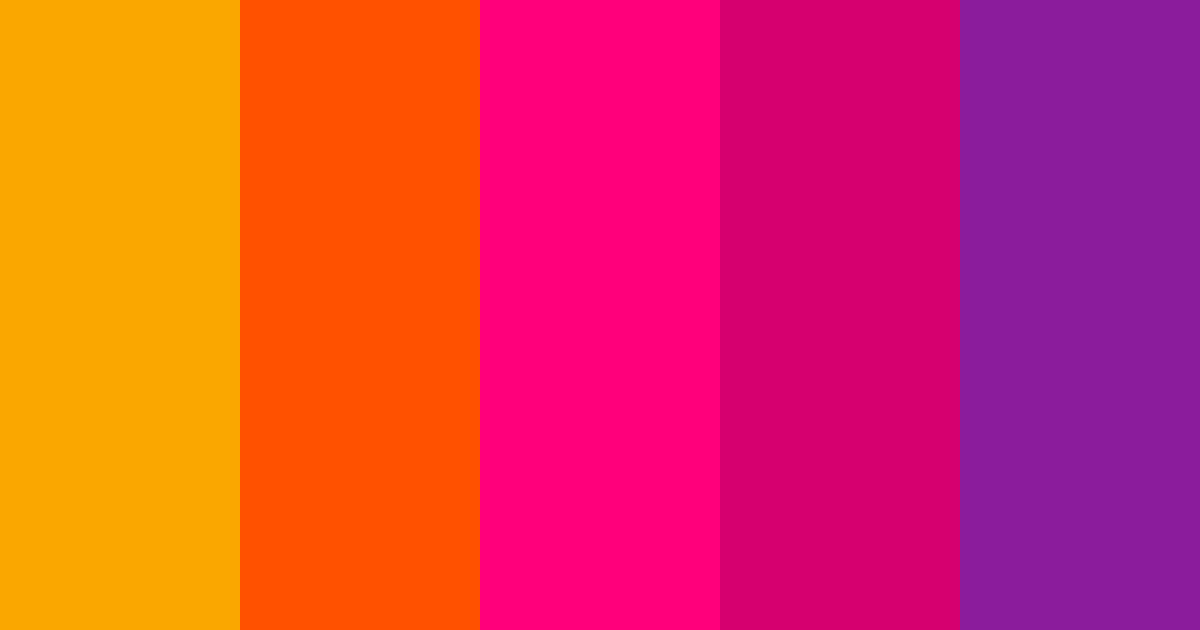 Download retro pop color palette PNG image (landscape)