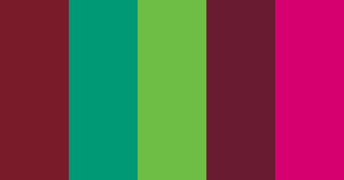 Download vibrant harmony color palette PNG image (landscape)