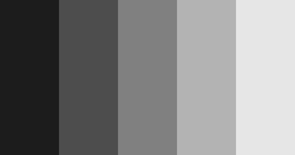 Film Noir Color Palette