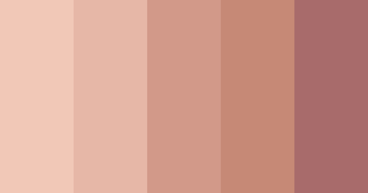 Download soft skin tones color palette PNG image (landscape)