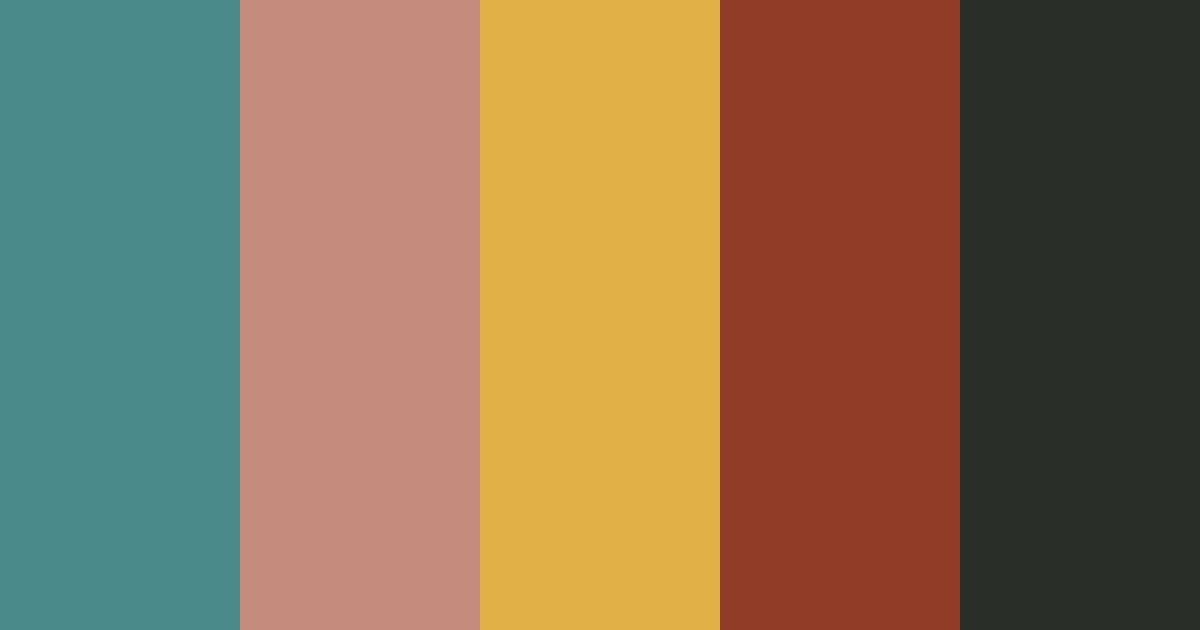 Download drowned zombie color palette PNG image (landscape)