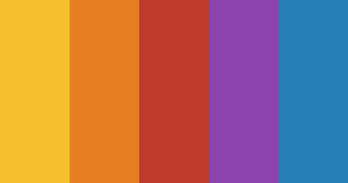 Download shogatsu color palette PNG image (landscape)