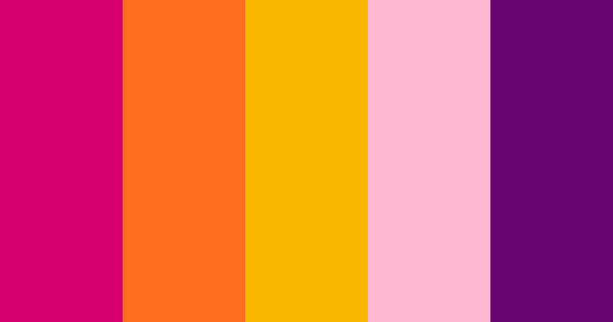 Download bold allure color palette PNG image (landscape)