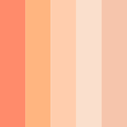 Coral Dream in Beach Color Palettes